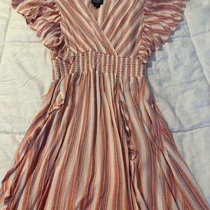 Ruffle spring dress never worn